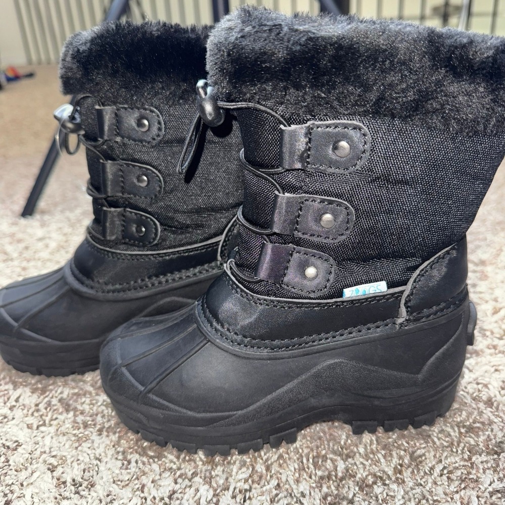 Zoogs Faux Fur Snow Boots Girl's Size 9